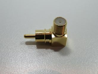 Photo of 90 DEGREE RCA - F ADAPTOR