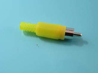 Photo of AV MALE YELLOW SOLDER PLASTIC CASE