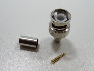 Photo of RG 59 BNC CRIMP 3 PEICE