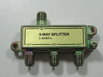 Photo of 3 WAY ECO F NO POWER PASS SPLITTER