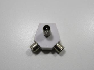 Photo of 2 WAY PLASTIC Y SPLITTER 90*