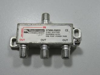 Photo of 3 WAY MATCHMASTER F SPLITTER